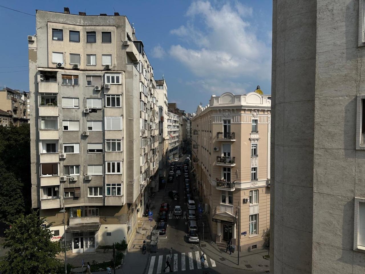 City Centre Elegance: Kosancicev Venac Studio Belgrade Luaran gambar